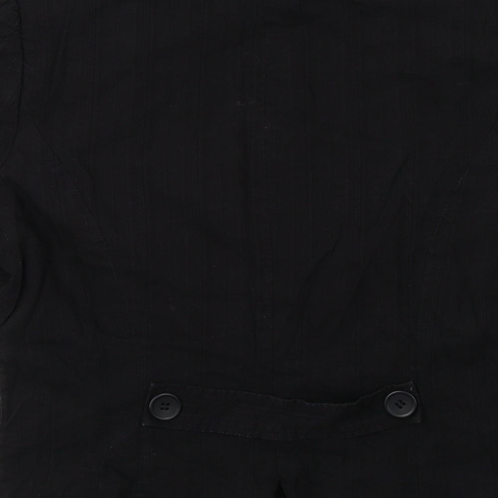 Prtimark Womens Black Jacket Blazer Size 14