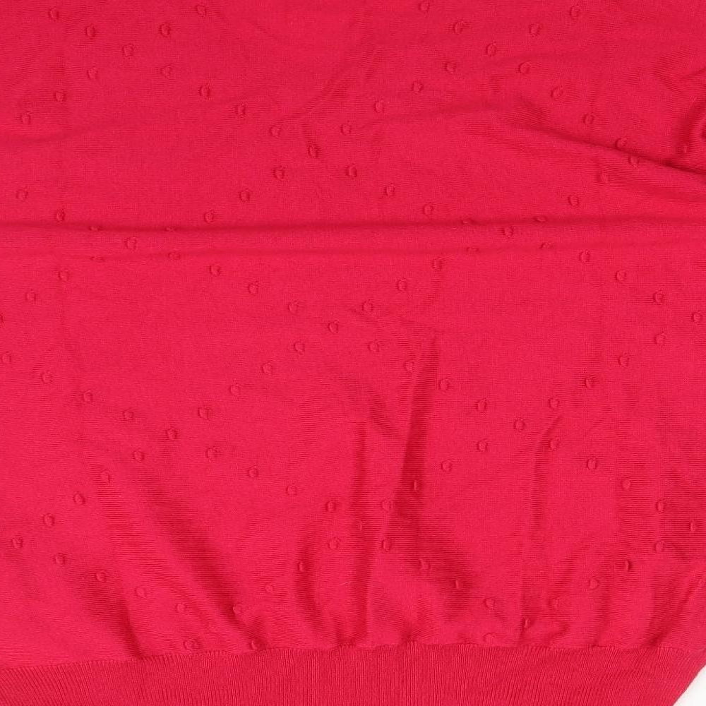 NEXT Womens Pink Polka Dot Basic T-Shirt Size S