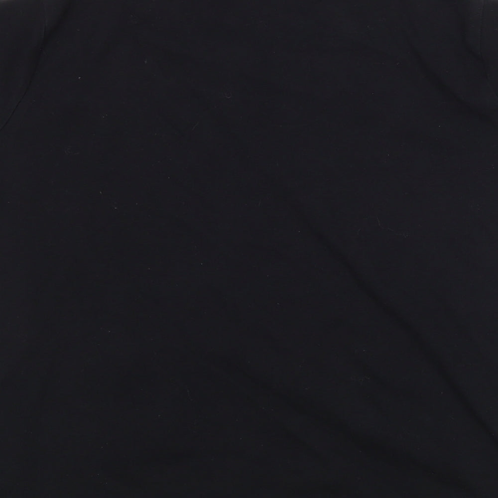EWM Womens Black Basic T-Shirt Size L