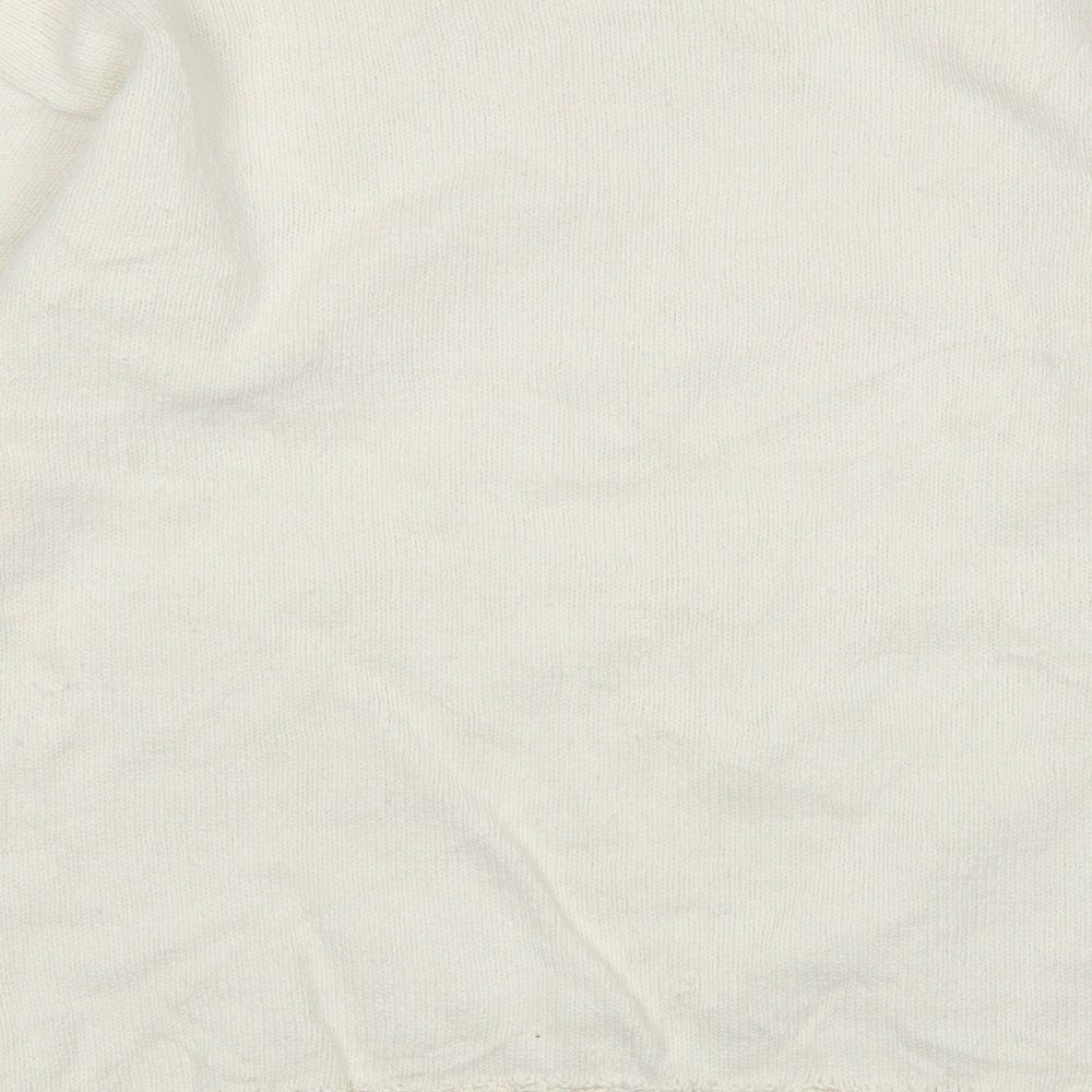 Partners Womens Ivory Pullover Jumper Size M