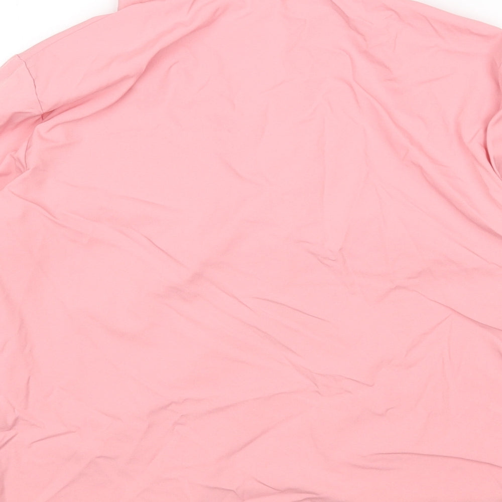 SheIn Womens Pink Basic Blouse Size M