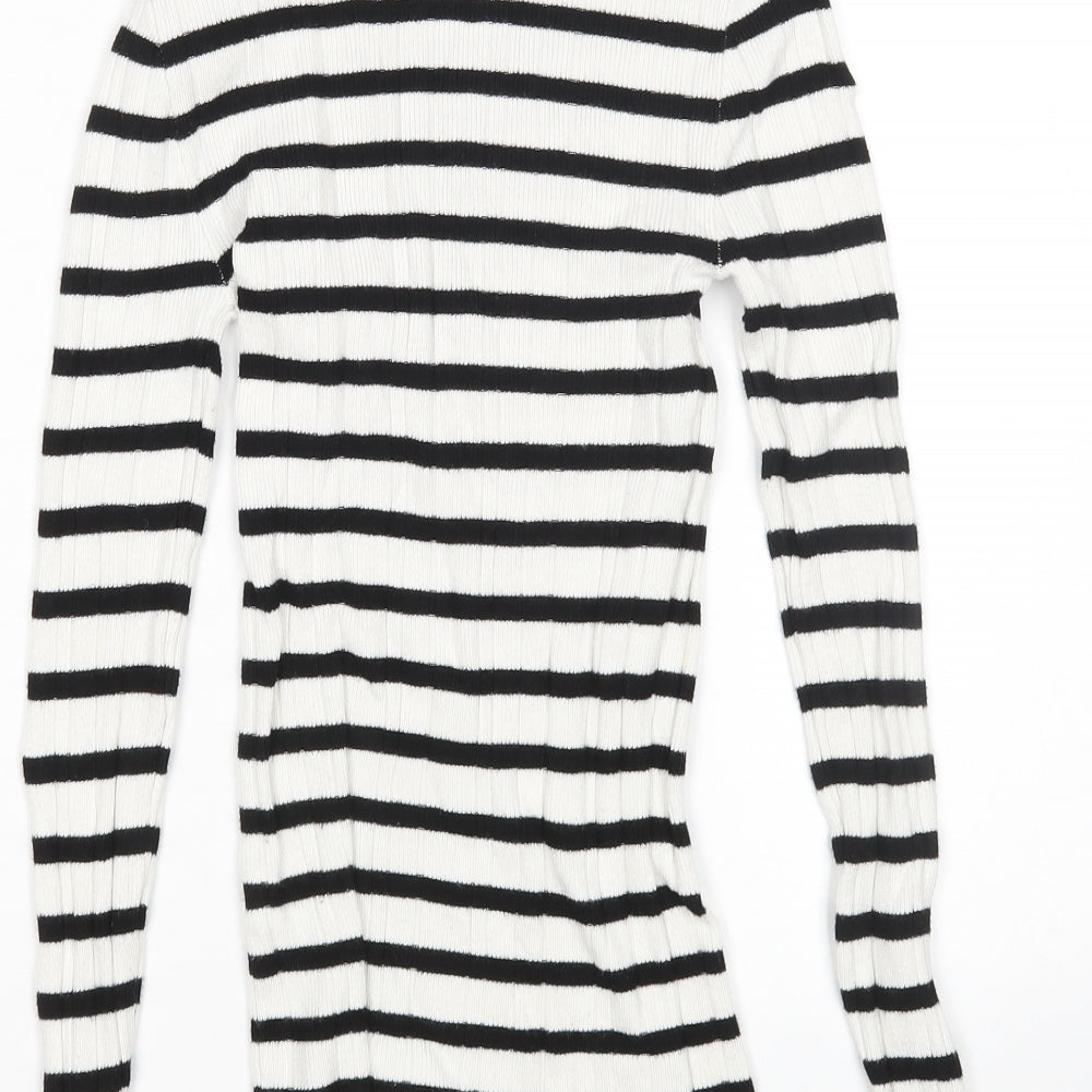 Atmosphere Womens Multicoloured Striped Pullover Jumper Size 10