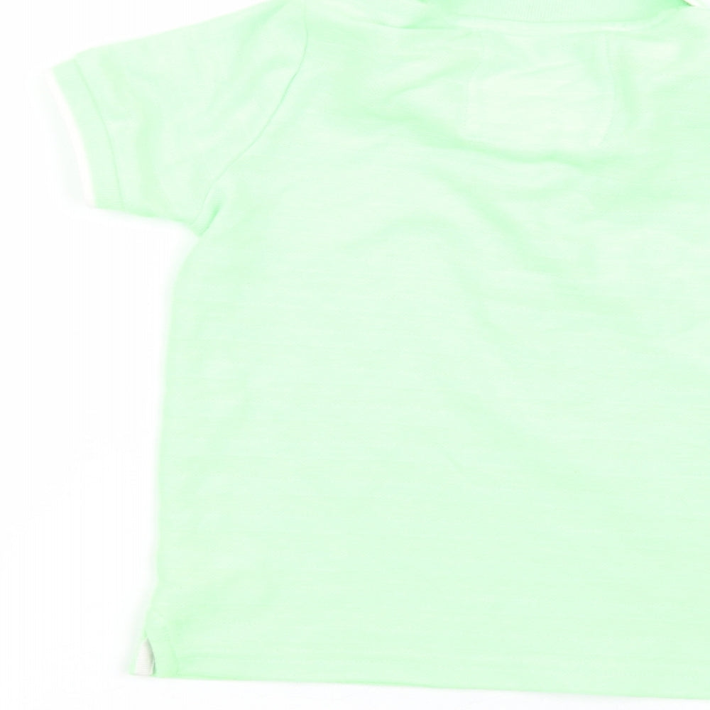 TU Boys Green Basic Polo Size 5 Years