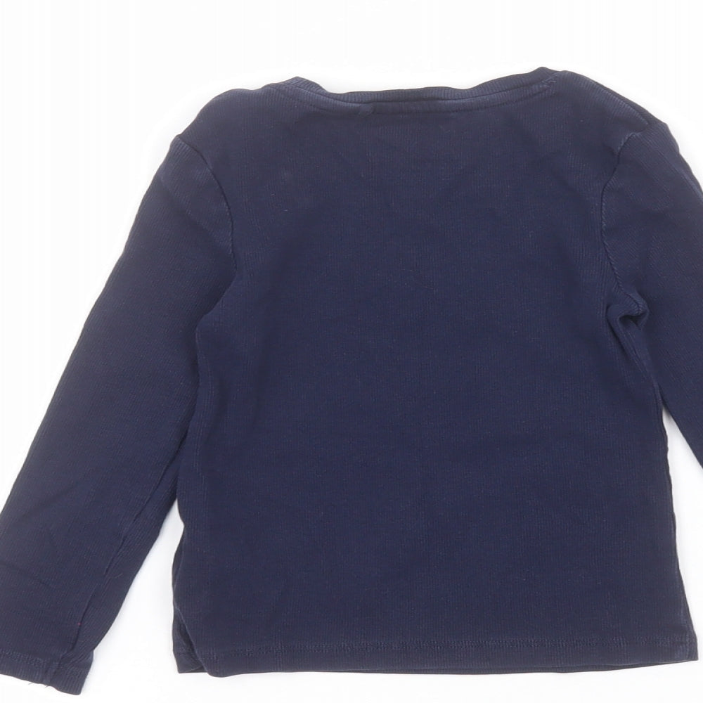 Next Boys Blue Basic T-Shirt Size 5 Years