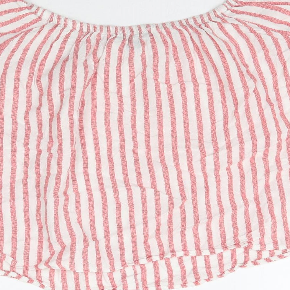 Atmosphere Womens Multicoloured Striped Basic Blouse Size 14