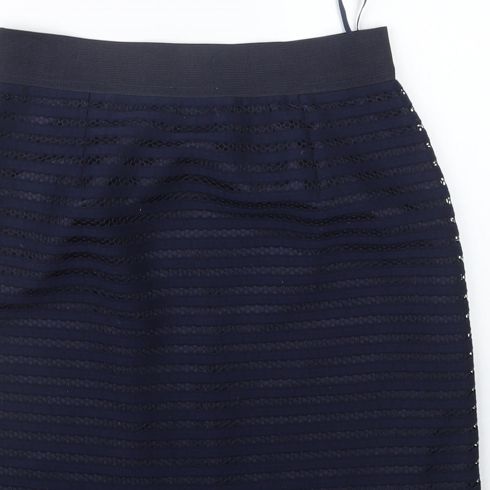 Savida Womens Blue Straight & Pencil Skirt Size 10