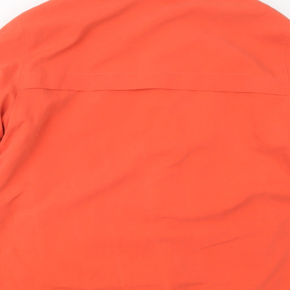 Marks & Spencer Womens Orange Jacket Coat Size 14