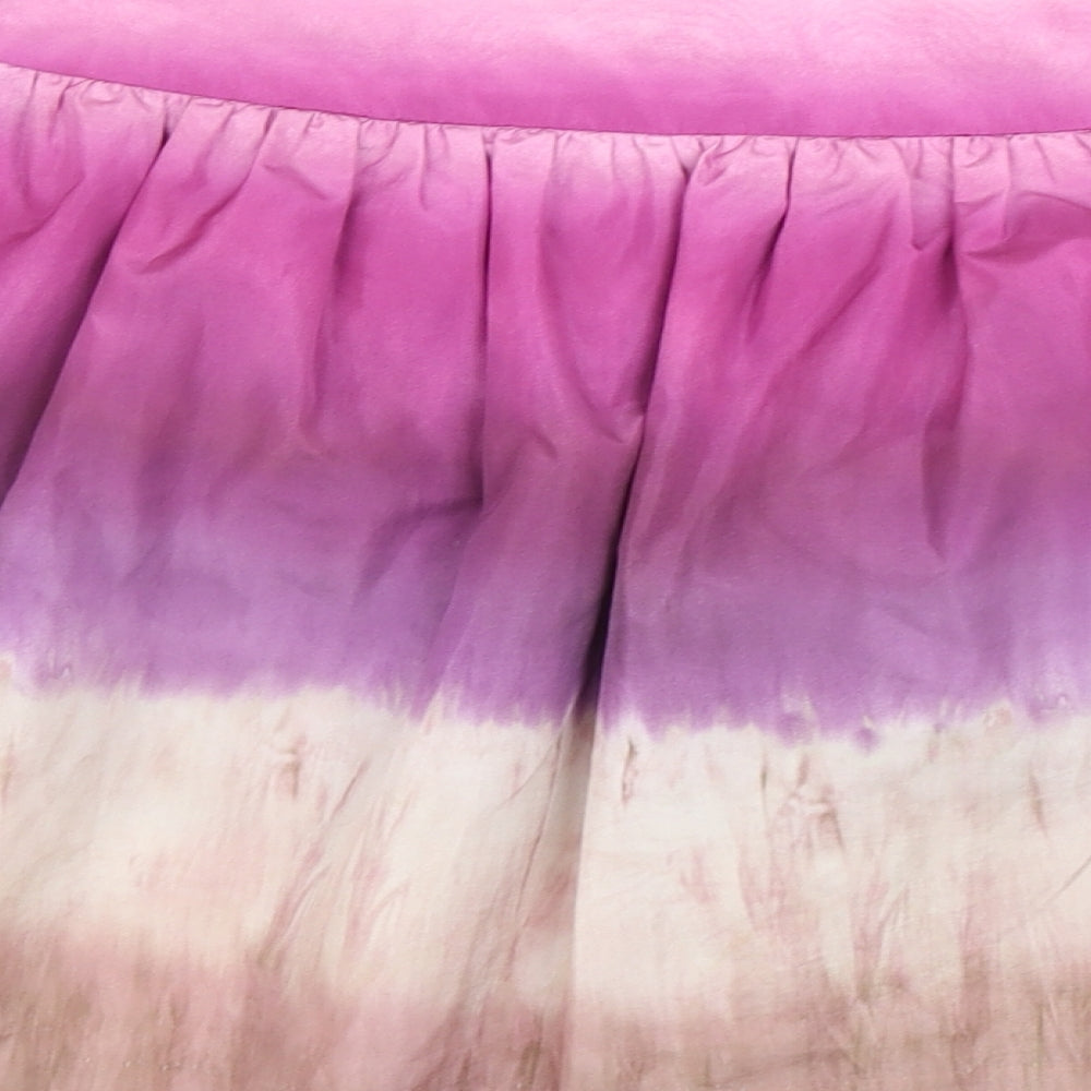 Adam Womens Pink Flare Skirt Size 8 - Tie Dye
