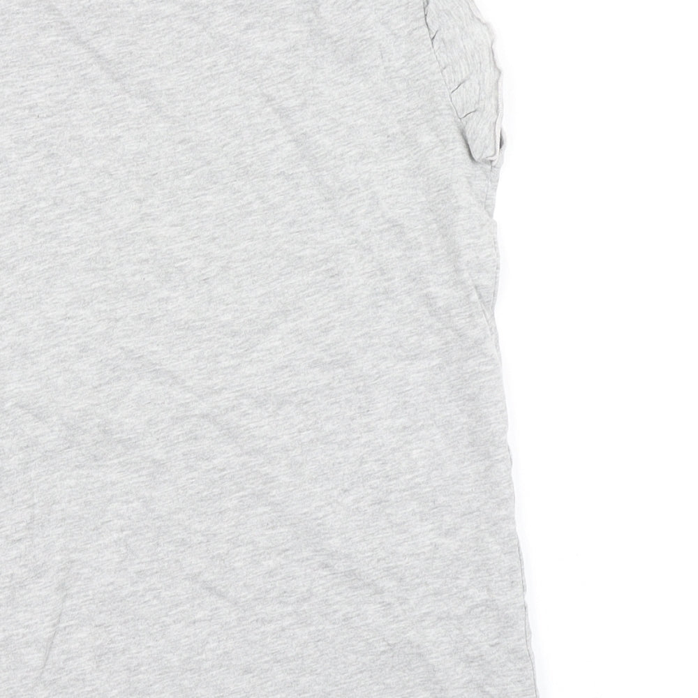 La Redoute Girls Grey Basic T-Shirt Size 12 Years