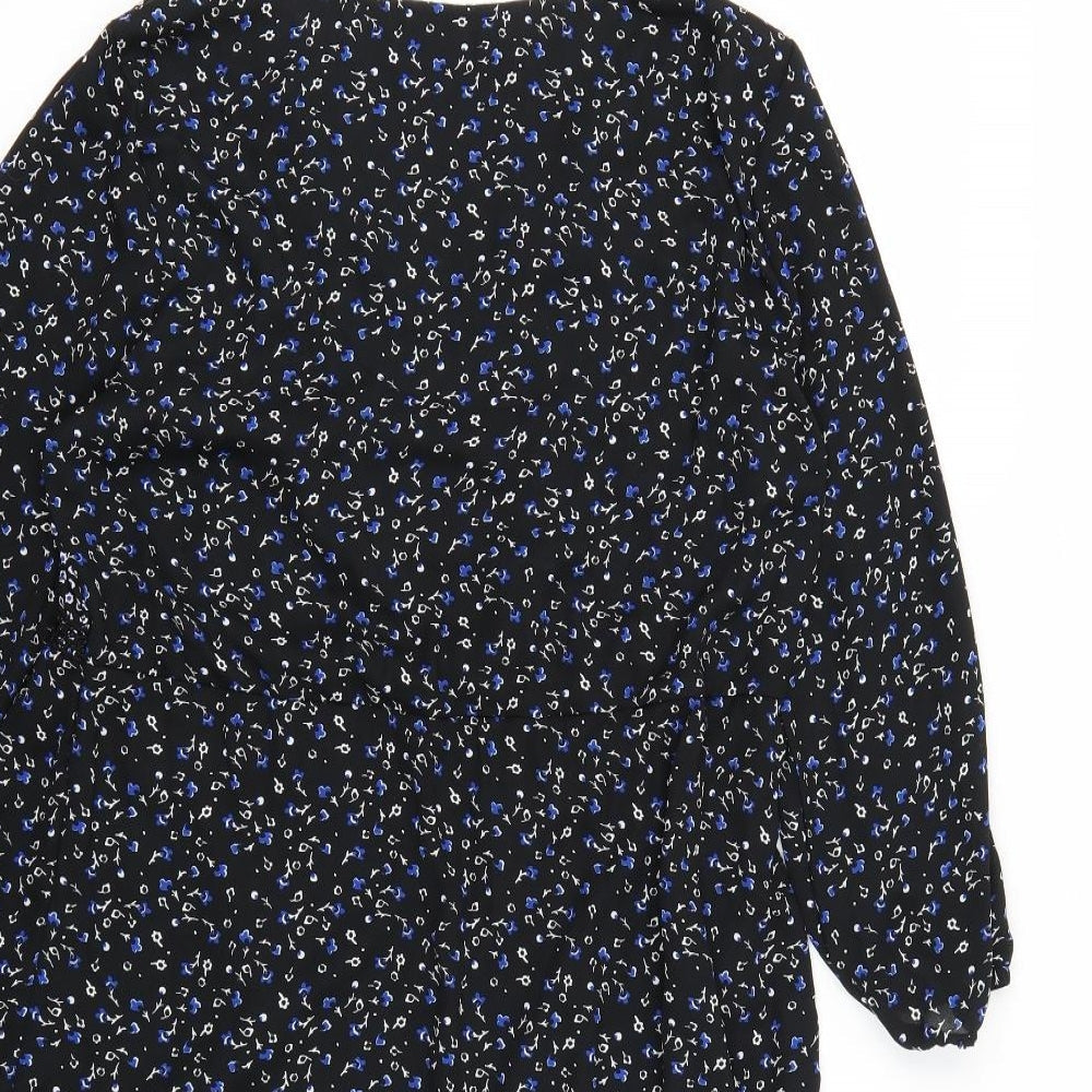 George Womens Multicoloured Floral Shirt Dress Size 12