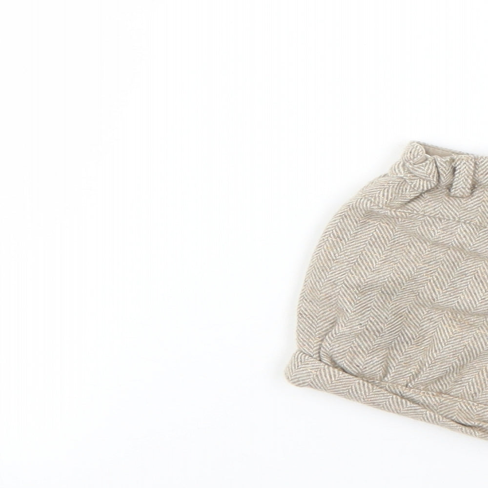 Monsoon Baby Beige Cropped Trousers Size 3-6 Months