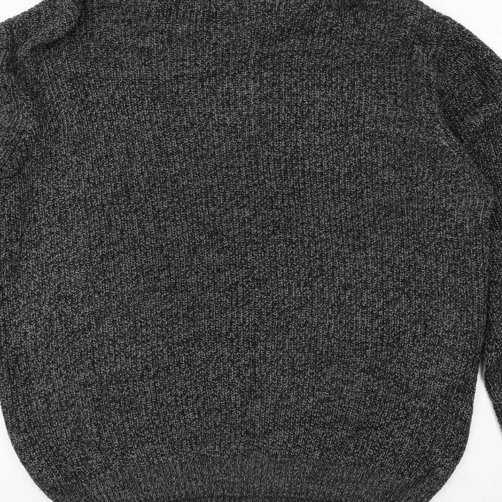 Urban Reef Mens Grey Knit Pullover Jumper Size L