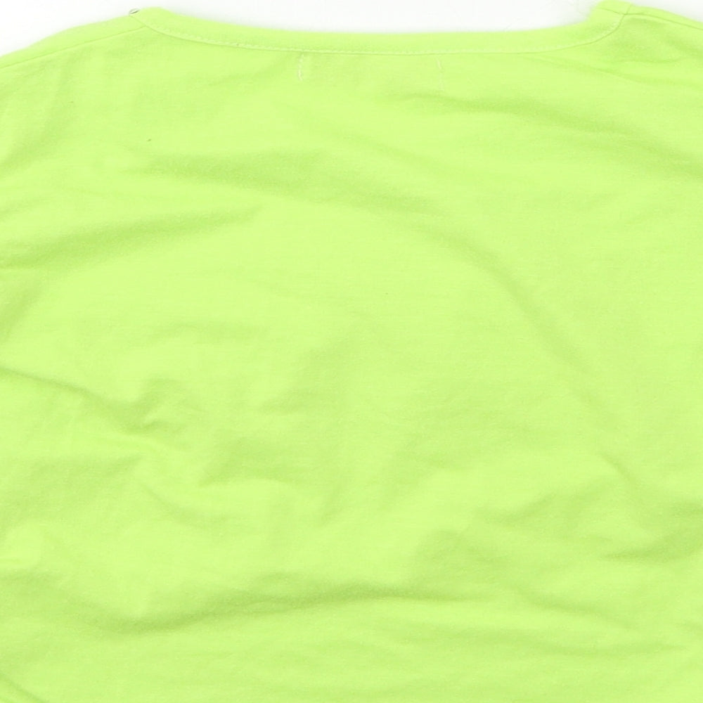 Hong Girls Green Jersey Basic T-Shirt Size 8 Years - hearts