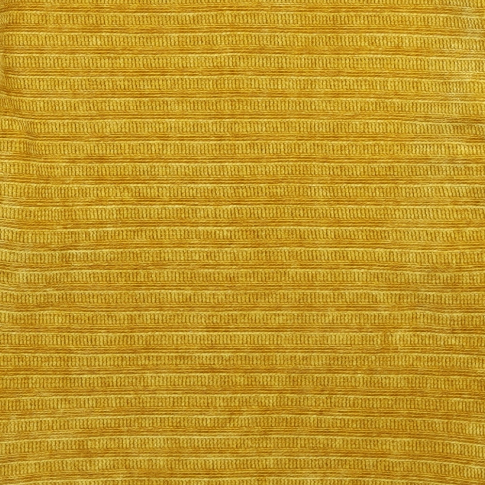 Viz a Viz Womens Yellow Knit Pullover Jumper Size S