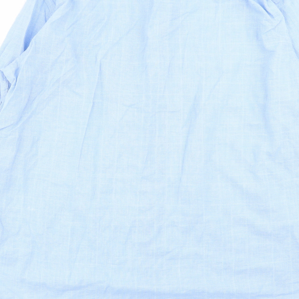 Buffalo Mens Blue Button-Up Size S