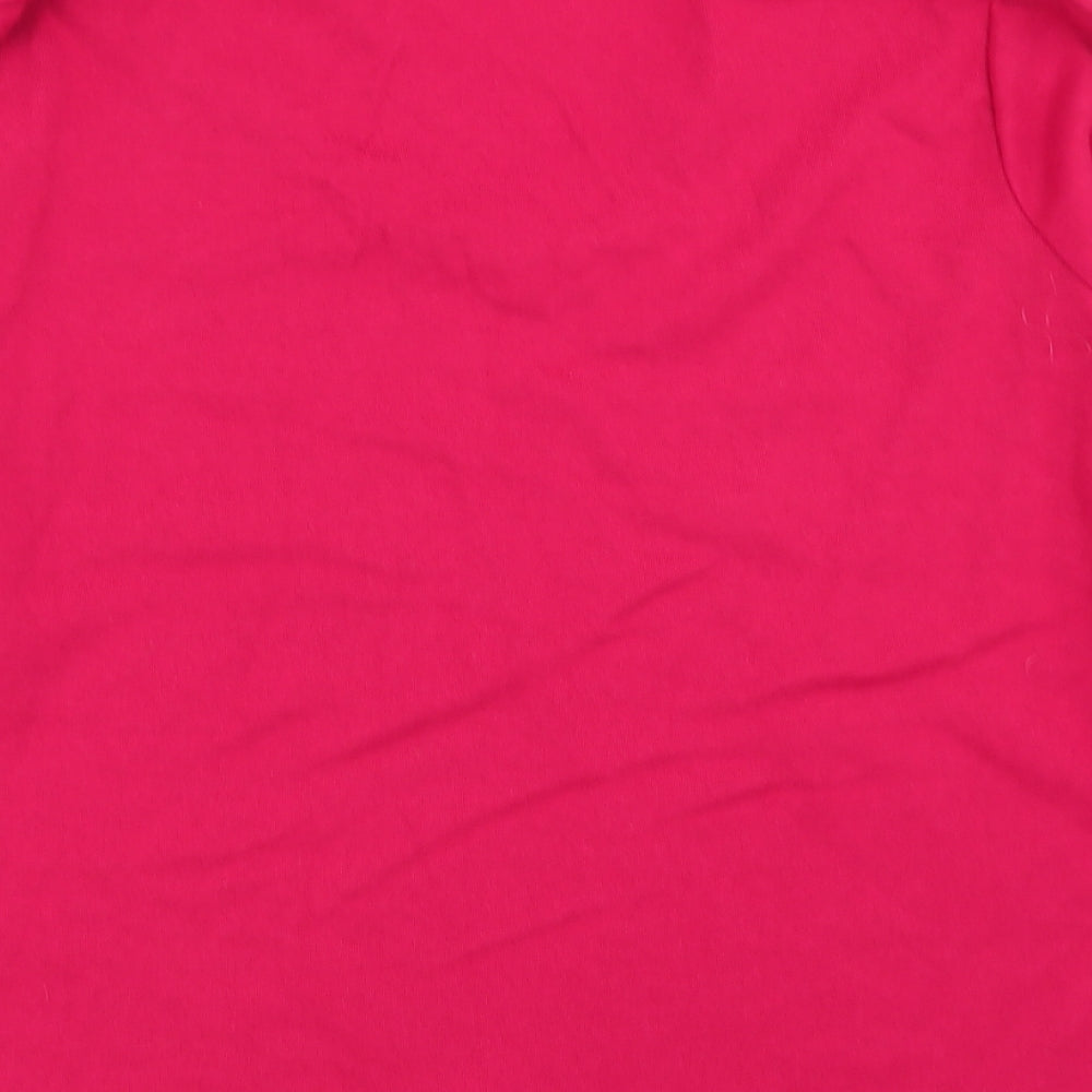 tigi Womens Red Basic Polo Size 14