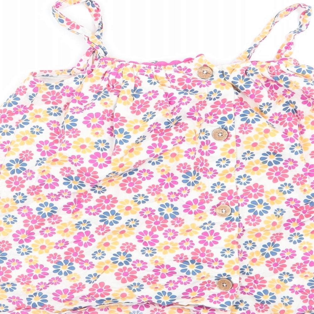 Kite Girls Multicoloured Floral Camisole Blouse Size 8 Years