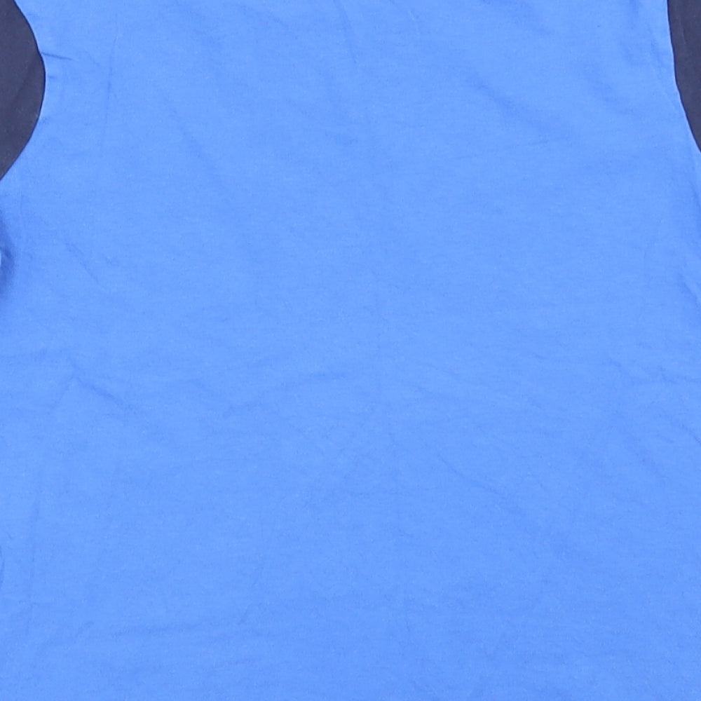Asda George Boys Blue Basic T-Shirt Size 9-10 Years