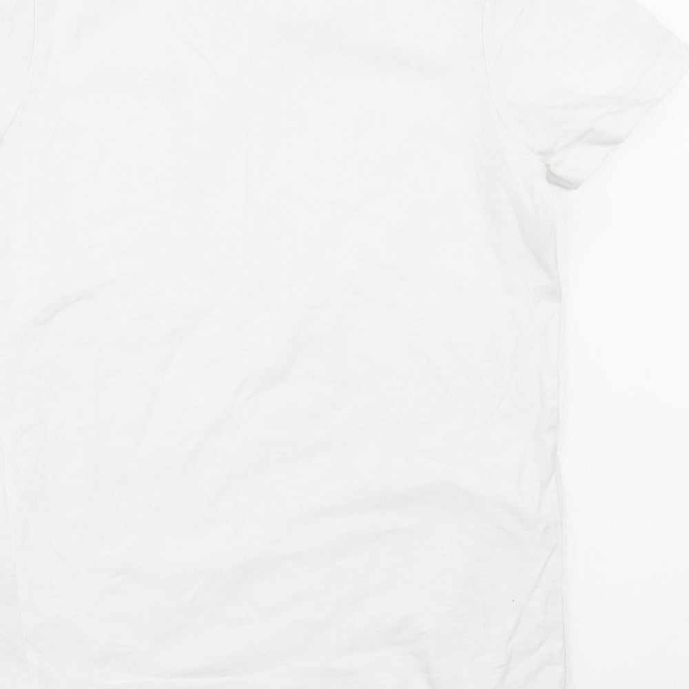 Nutmeg Boys White Basic T-Shirt Size 9-10 Years