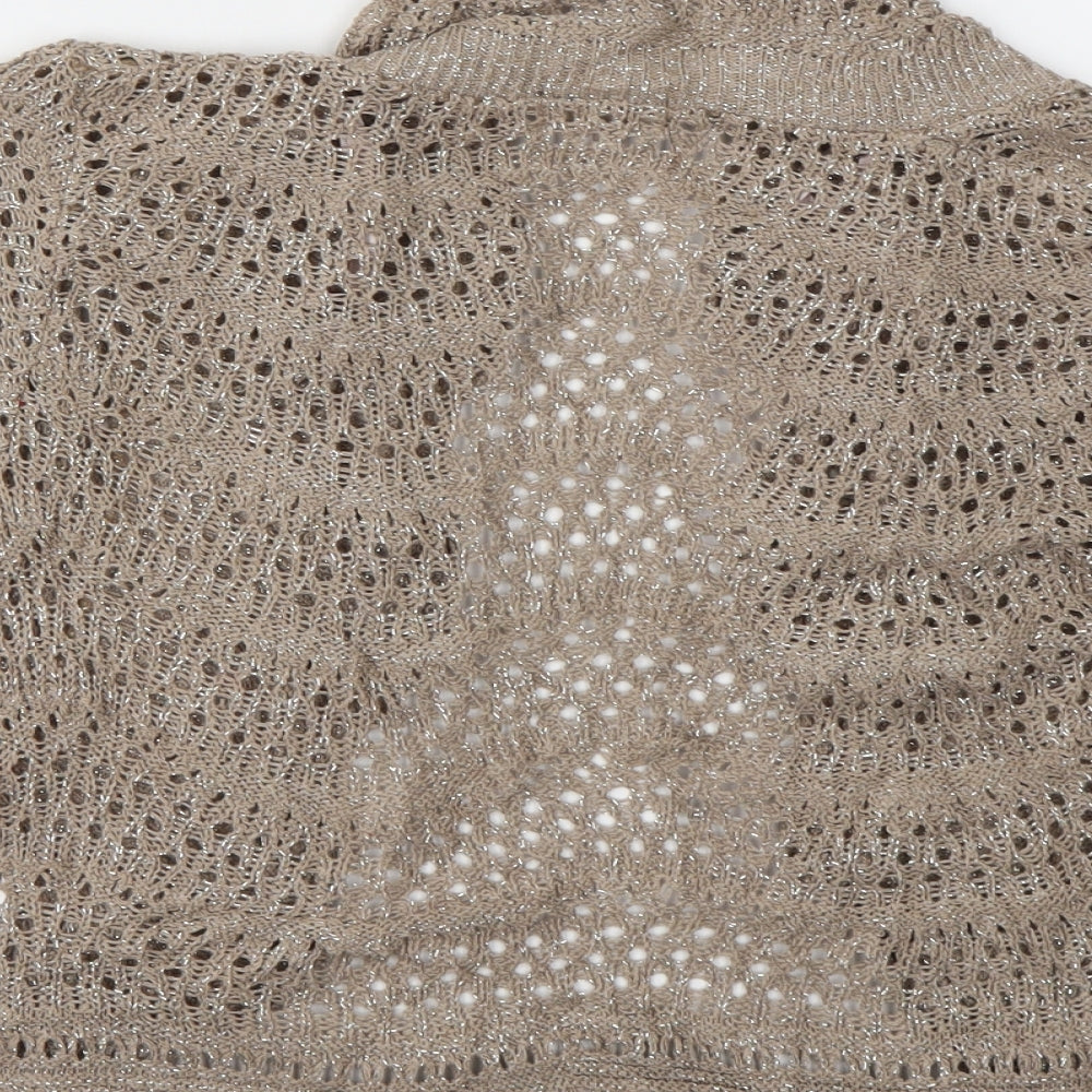Soon Womens Brown Cardigan Jumper Size 12