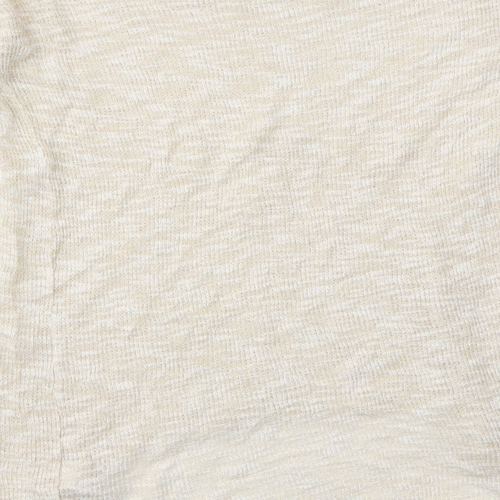 Miss Selfridge Womens Gold Pullover Jumper Size 10