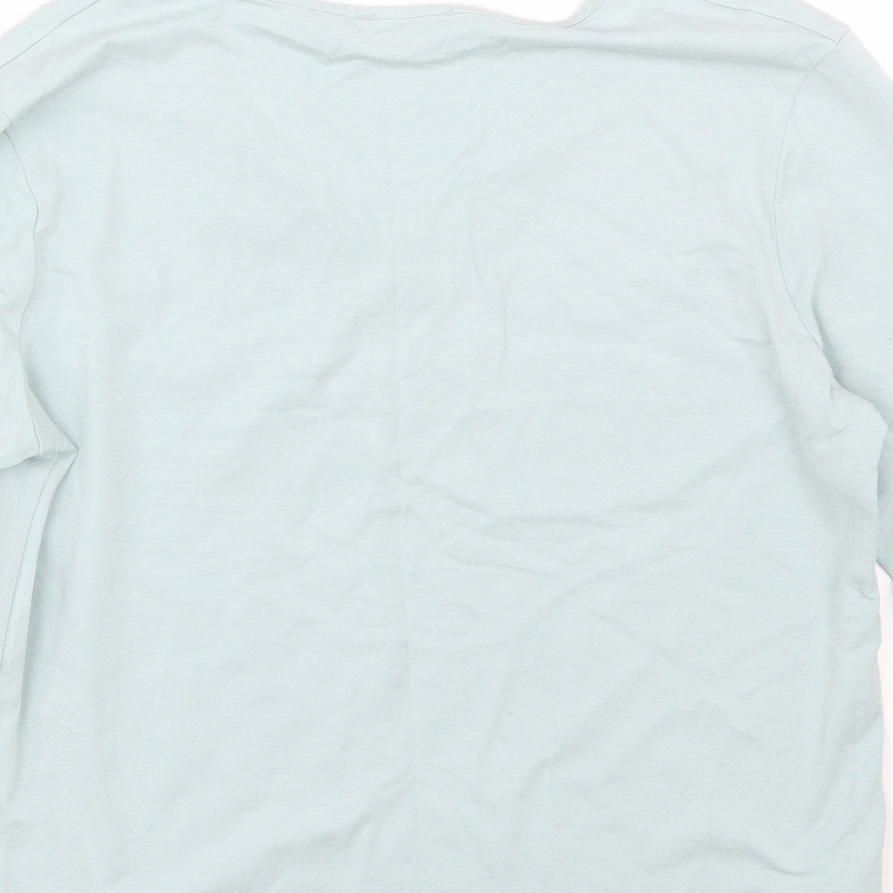 Country Casuals Womens Blue Basic T-Shirt Size M