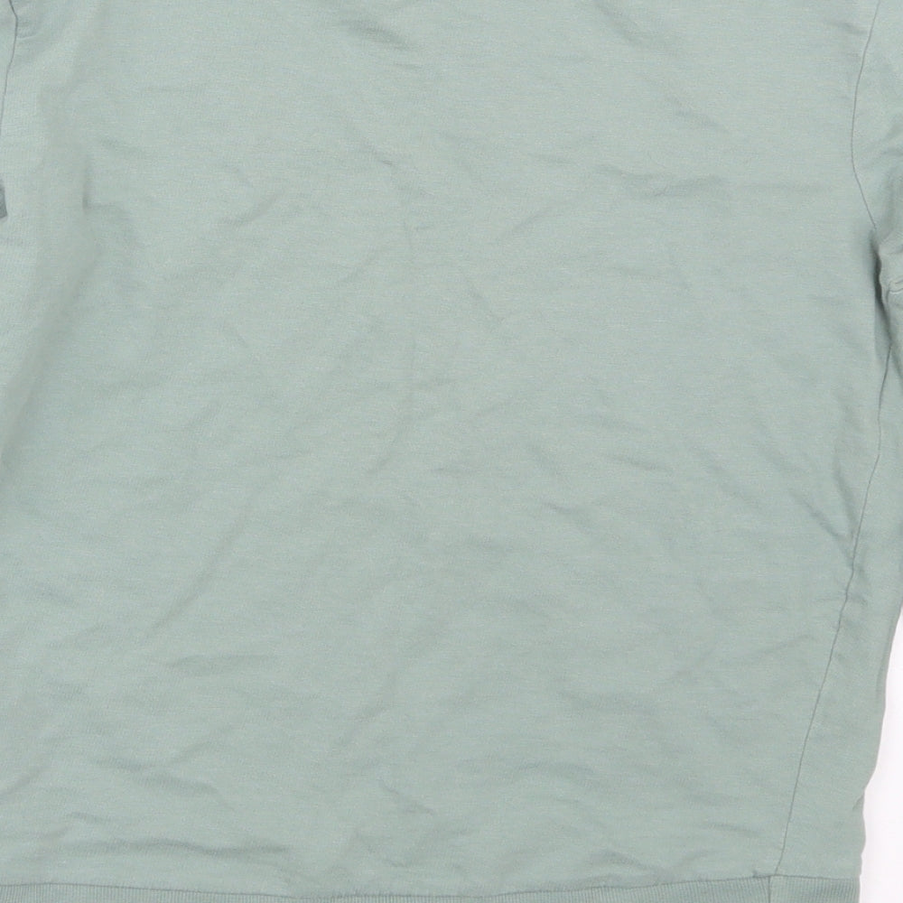 H&M Womens Green Pullover Sweatshirt Size S