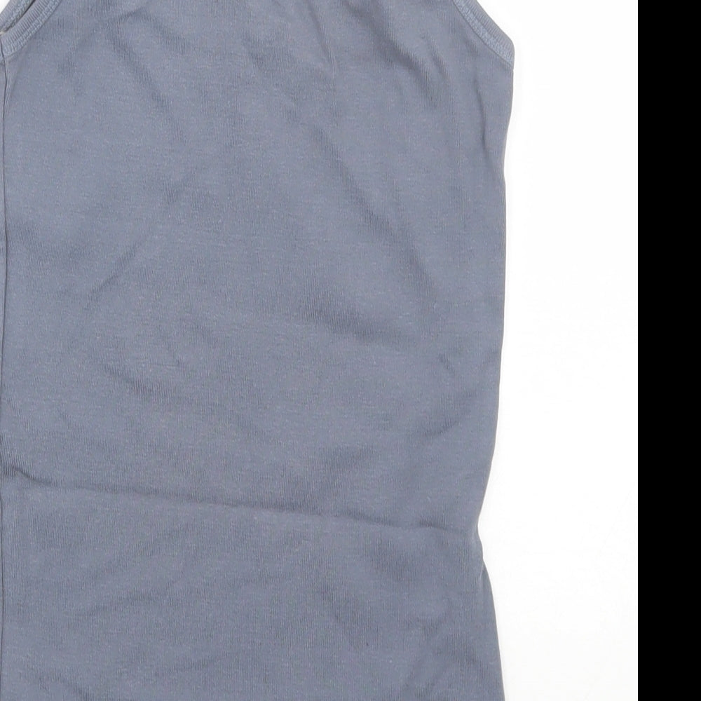 New Look Womens Grey Basic Tank Size 12