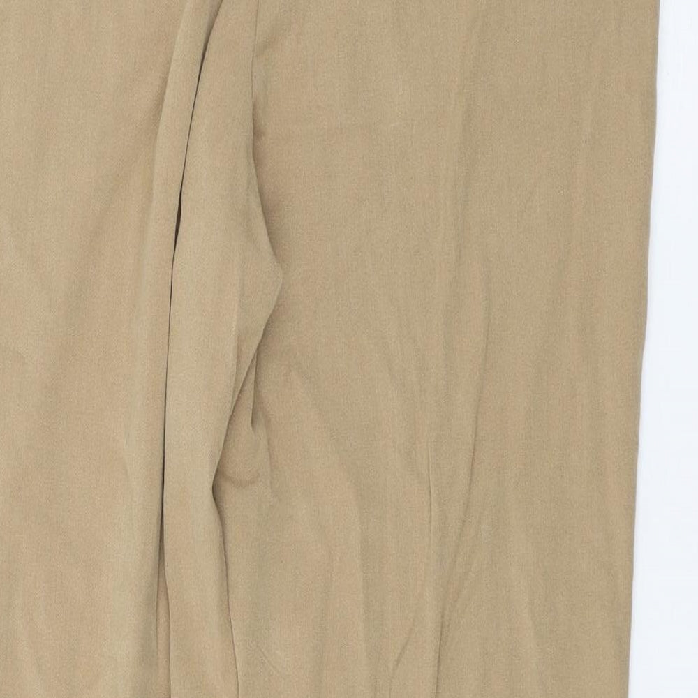 Marks and Spencer Womens Beige Trousers Size 12 L27 in