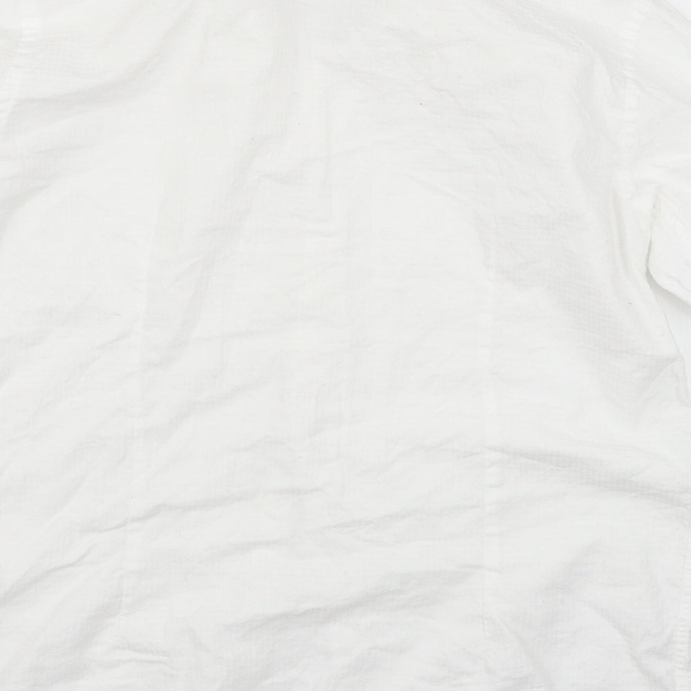 Cedarwood State Mens White Button-Up Size 15.5