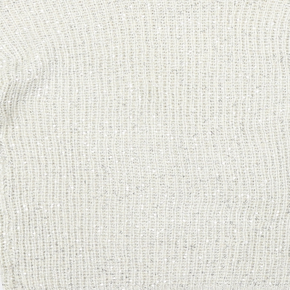 Atmosphere Womens White Pullover Jumper Size 10