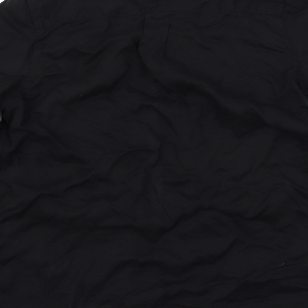 Yessica Womens Black Basic Button-Up Size 6