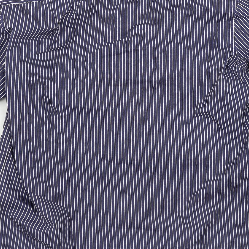 Burton Mens Black Striped Button-Up Size S
