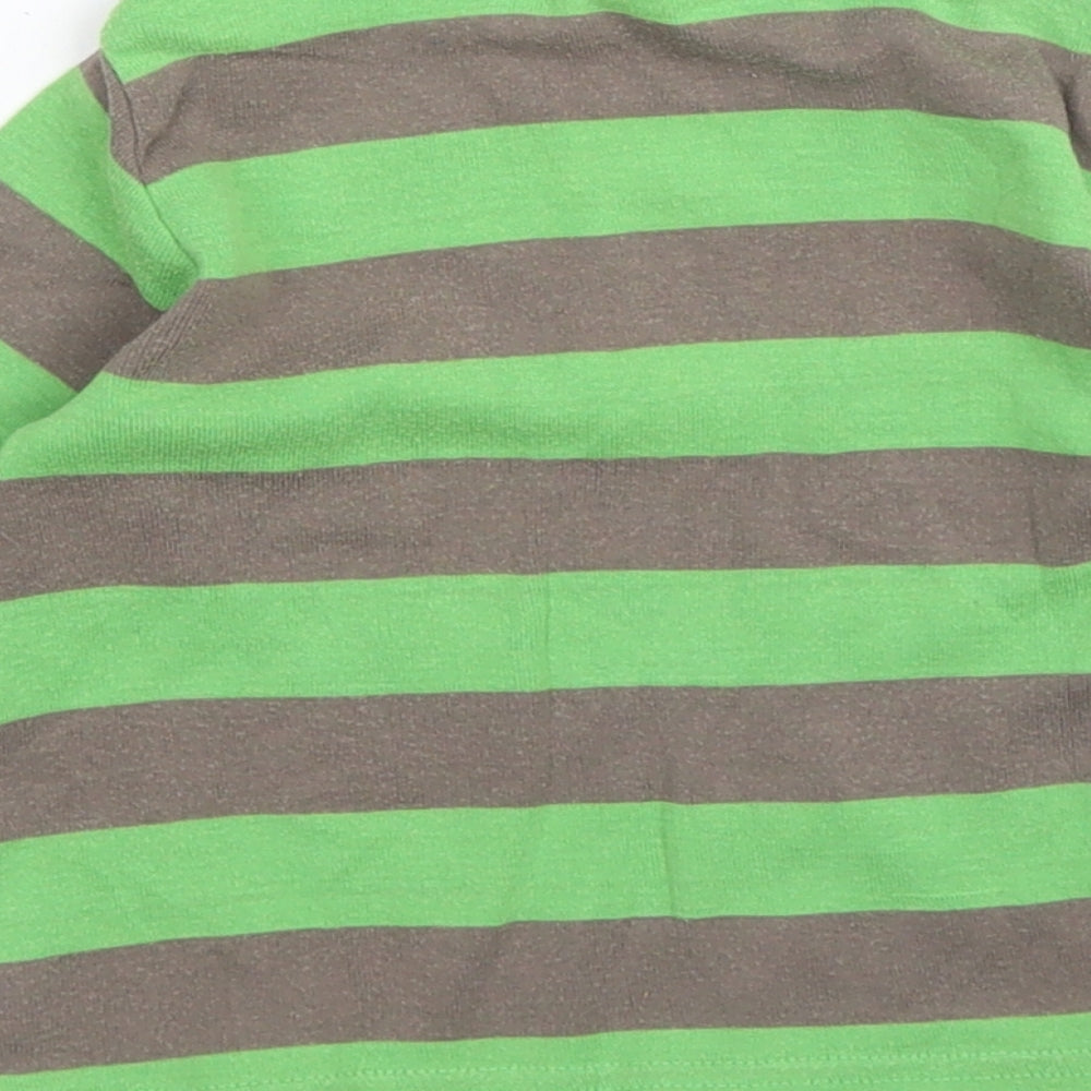 NEXT Baby Green Striped Basic T-Shirt Size 3-6 Months