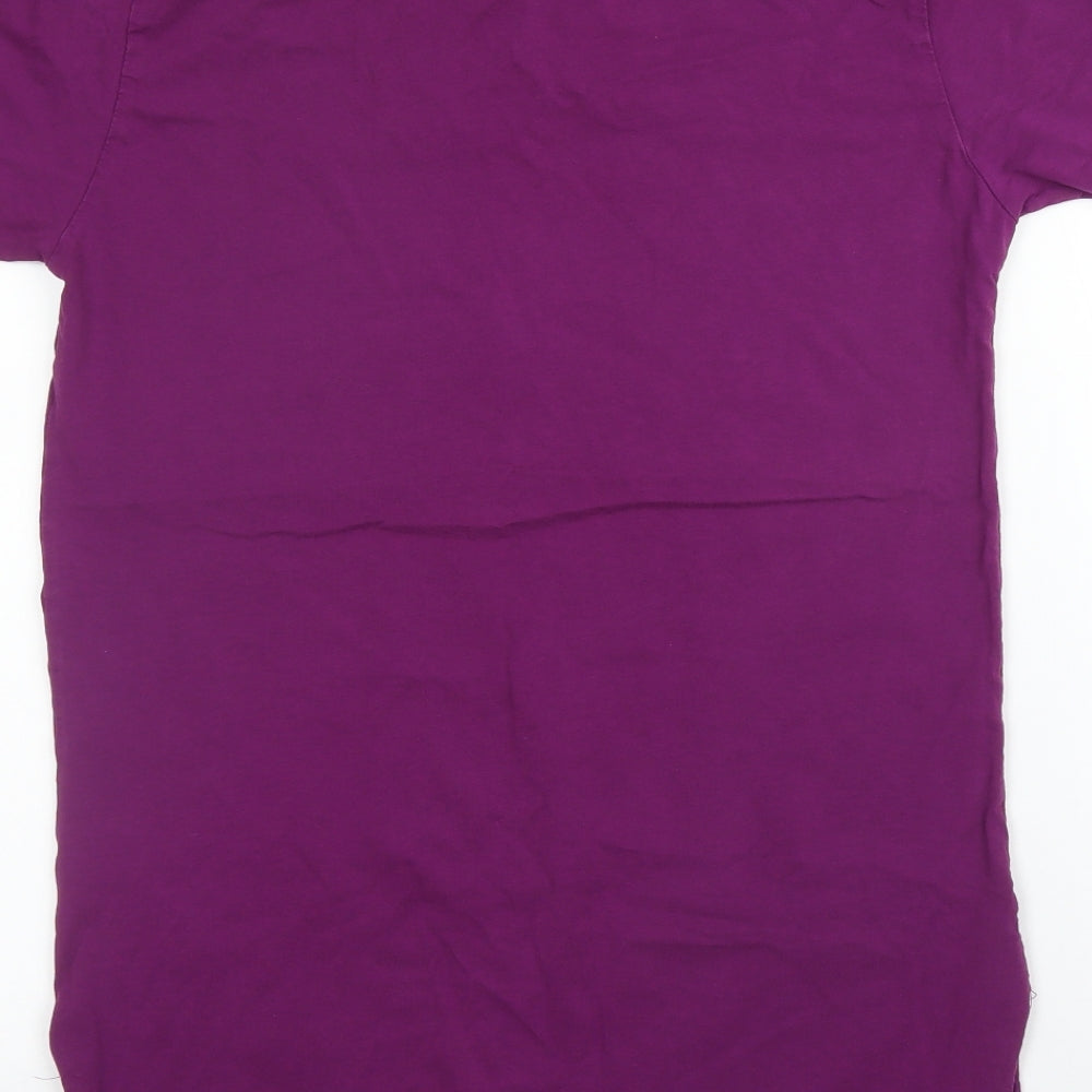 Preworn Womens Purple Tunic T-Shirt Size M