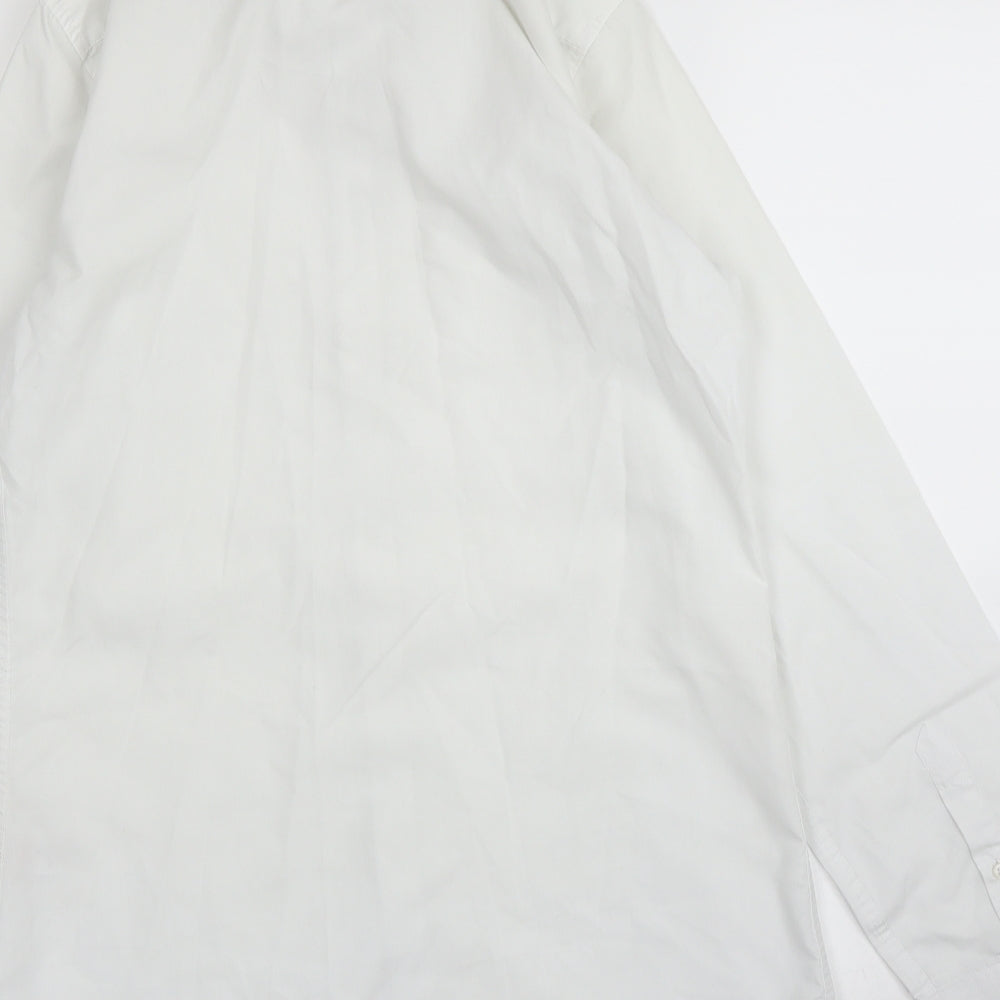 Topman Mens White Button-Up Size S