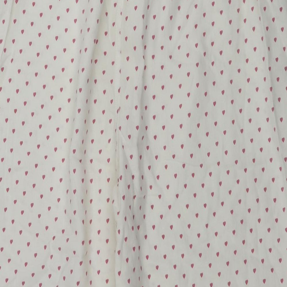 Marks and Spencer Womens Ivory Trousers Size L L21 in