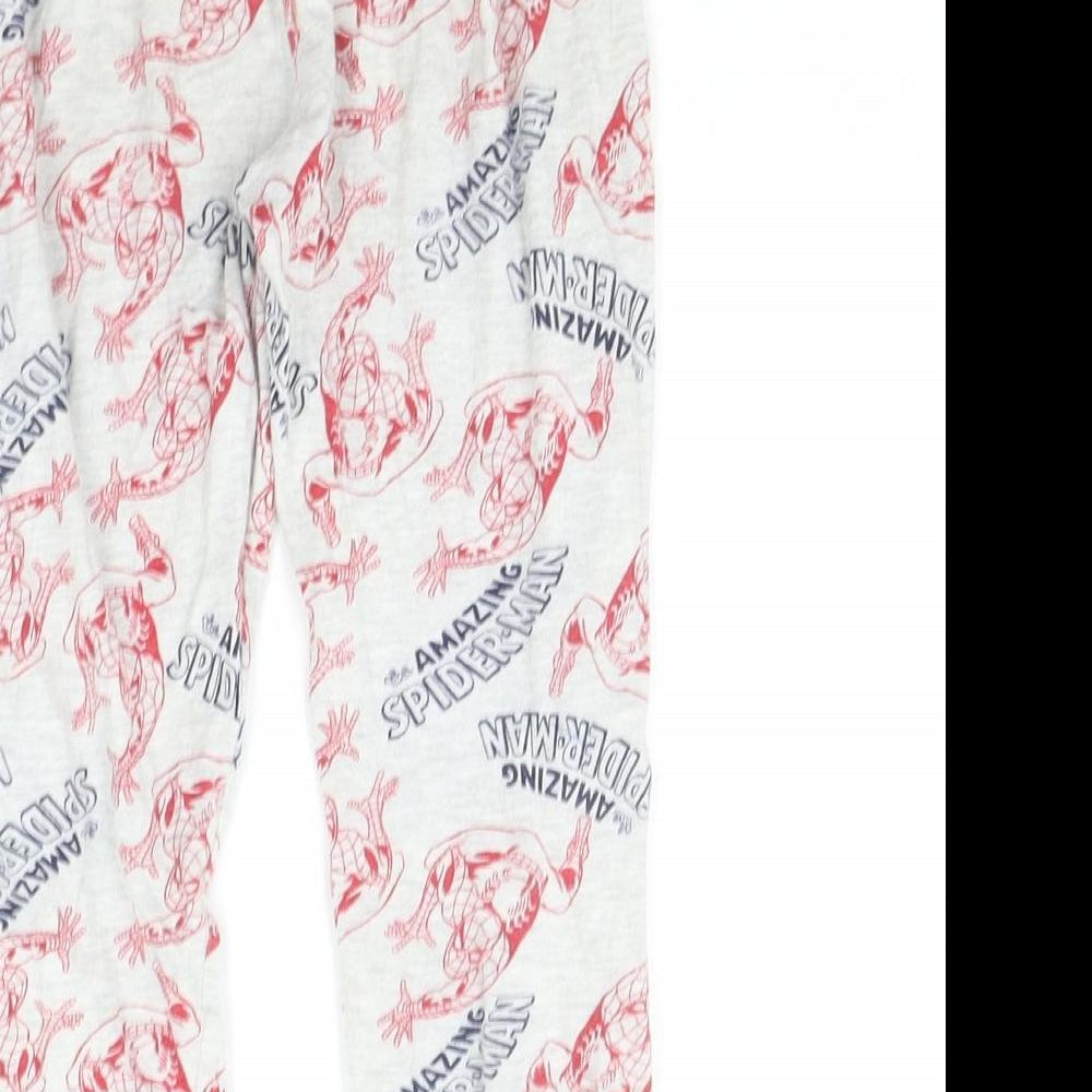 Primark Girls Grey Geometric Top Pyjama Pants Size 4-5 Years - MARVEL