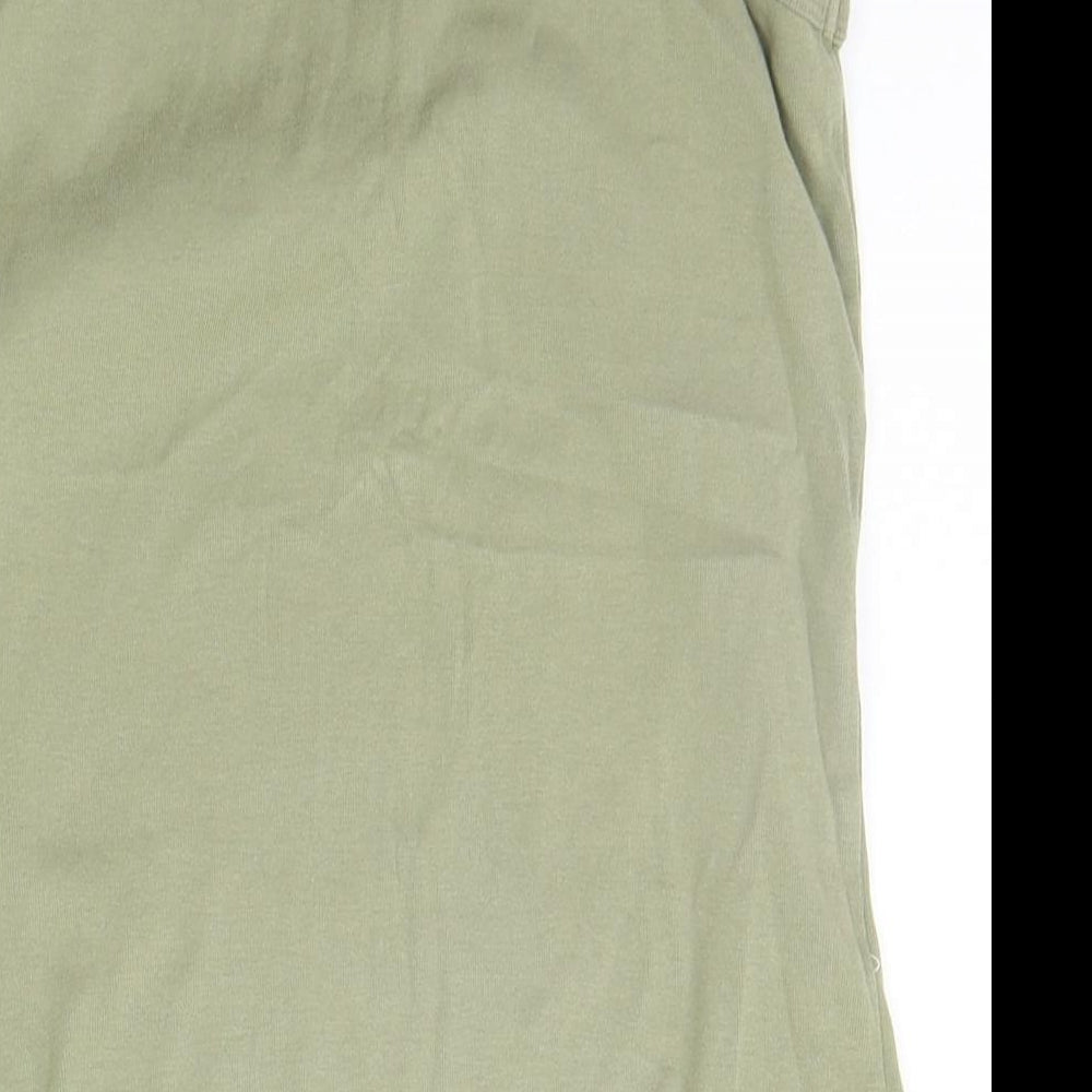 Wardrobe Essentials Girls Green Basic Tank Size 12 Years