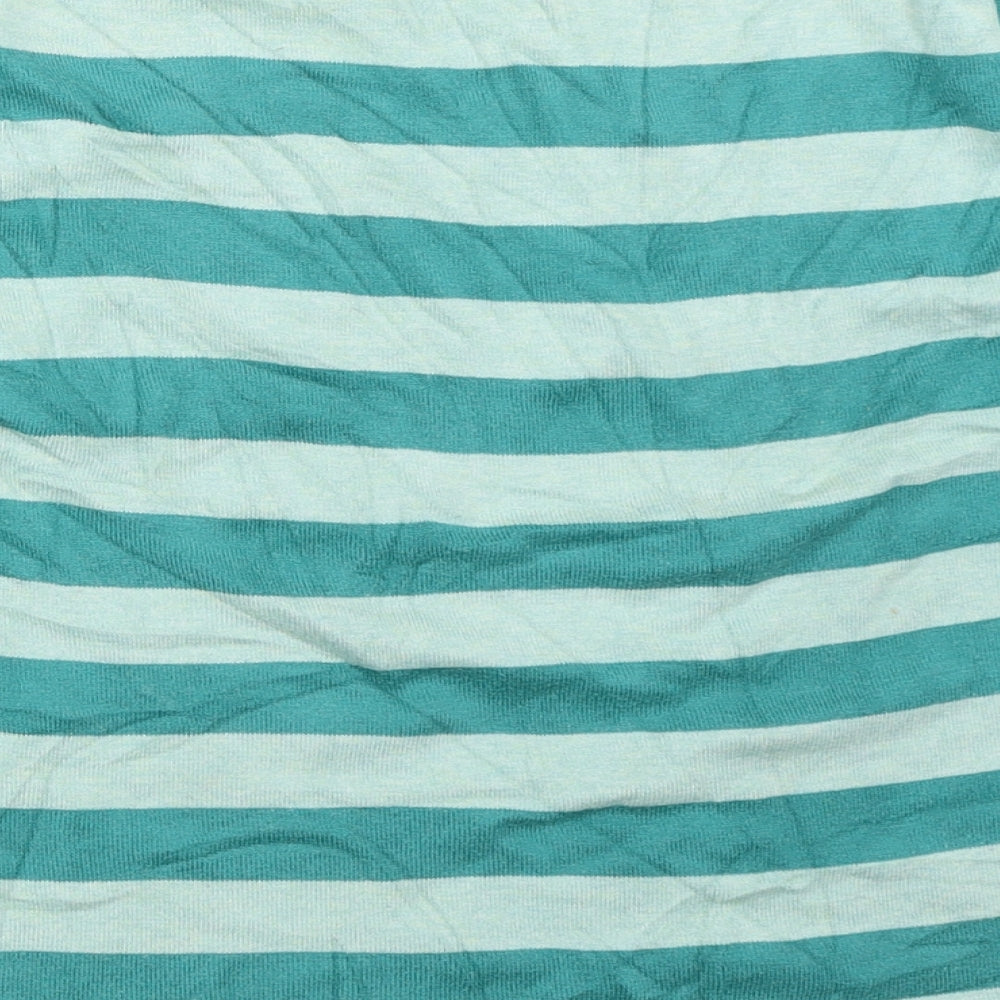 Atmosphere Womens Green Striped Pullover Jumper Size 12