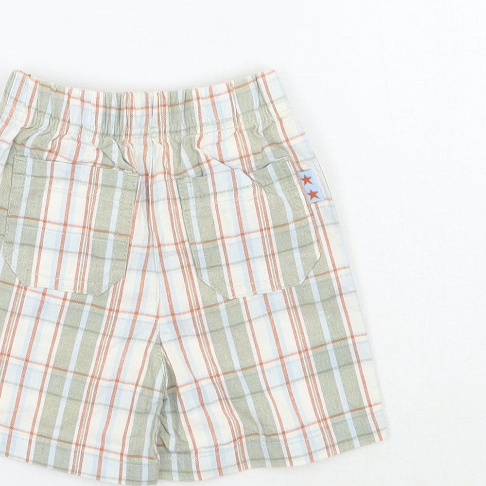 Adams Boys Green Check Cropped Trousers Size 0-3 Months