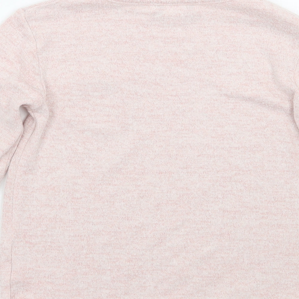 Primark Girls Pink Pullover Jumper Size 6-7 Years