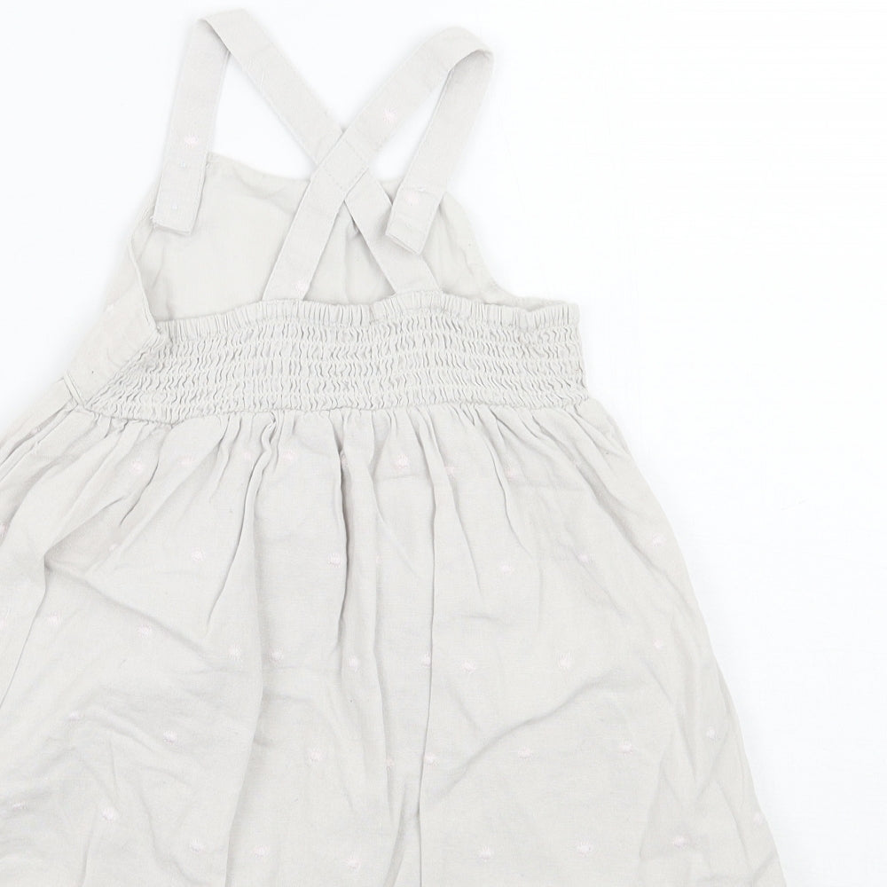 BHS Girls Grey Geometric A-Line Size 12-18 Months
