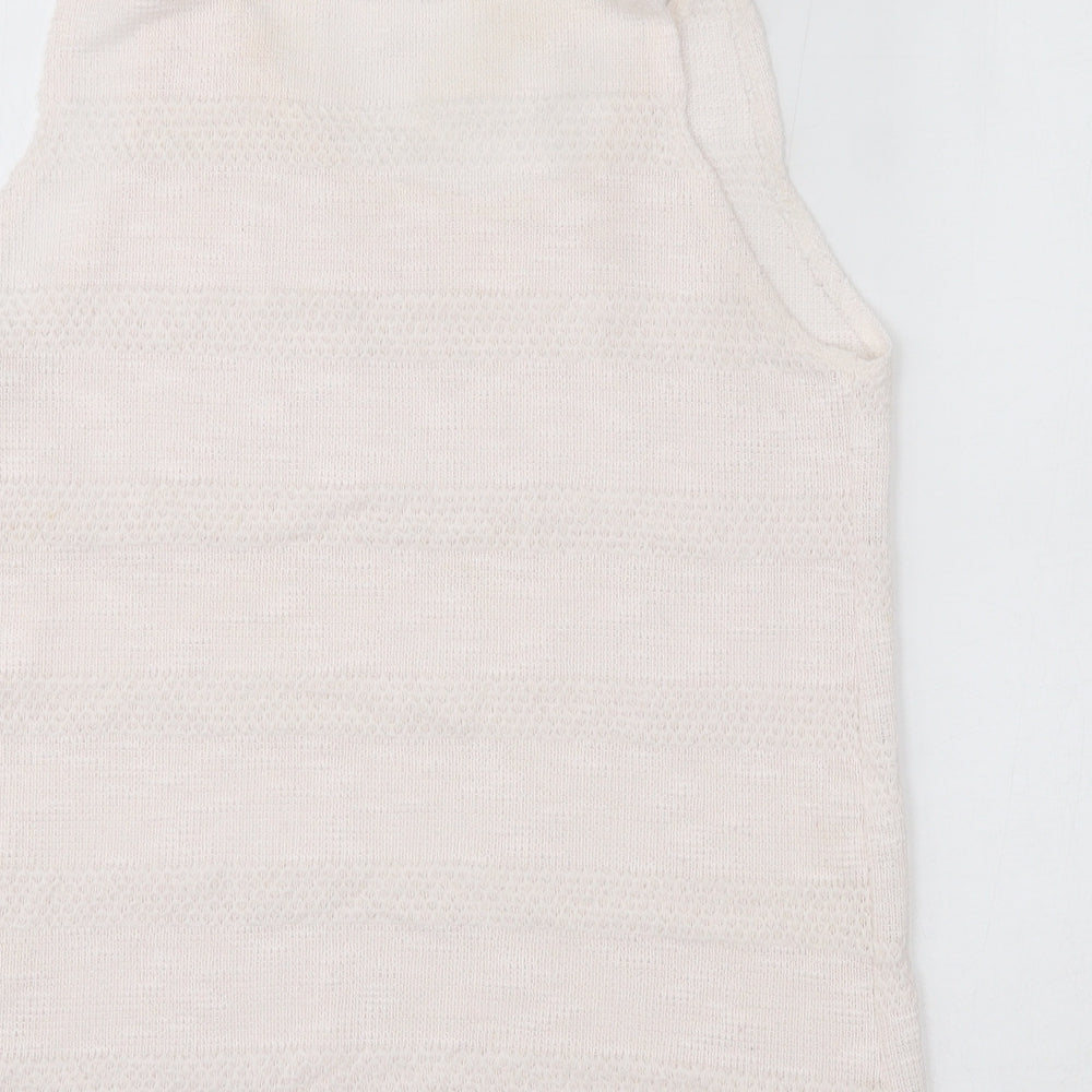 Topshop Womens Pink Basic Tank Size 12