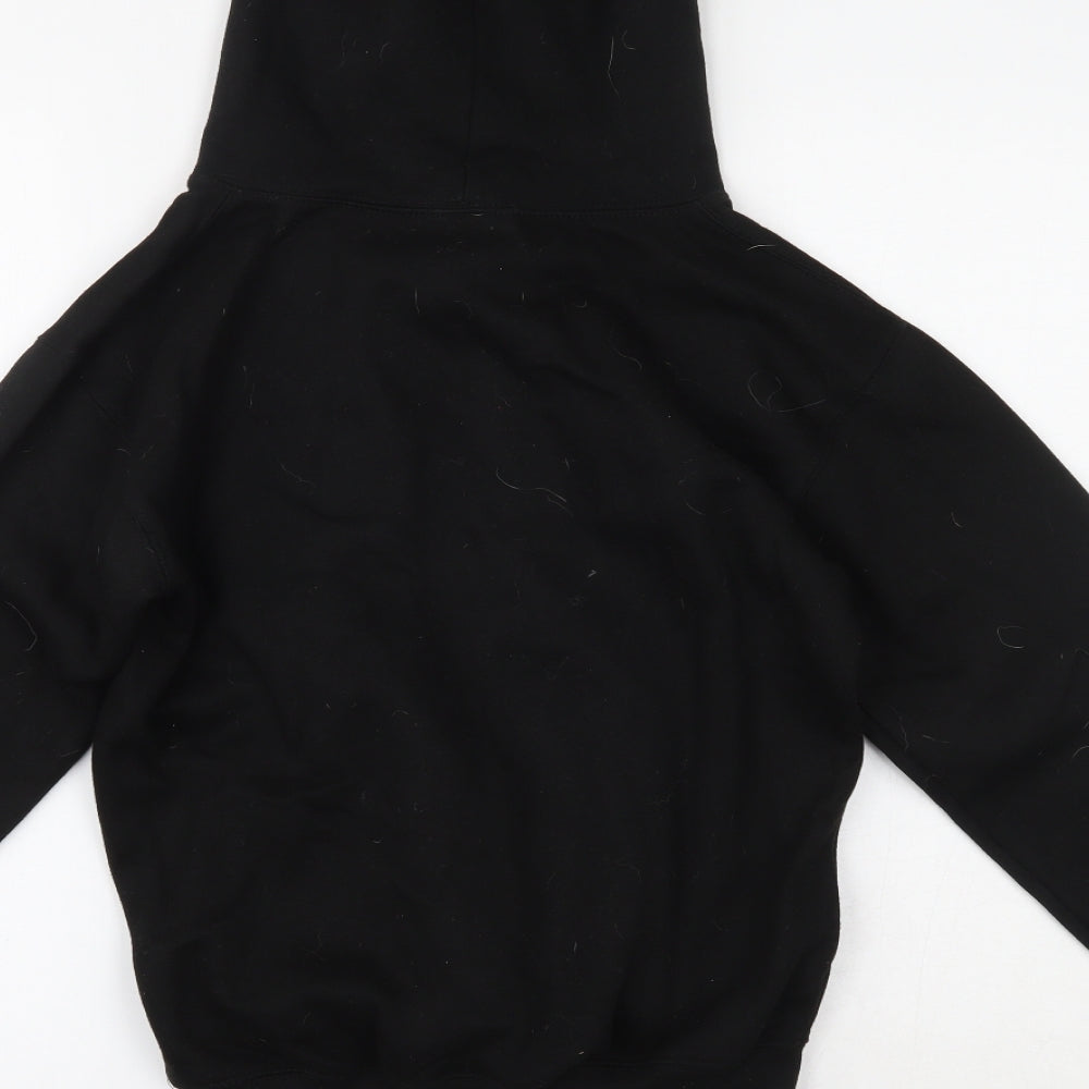 supersoft Boys Black Pullover Hoodie Size 10-11 Years