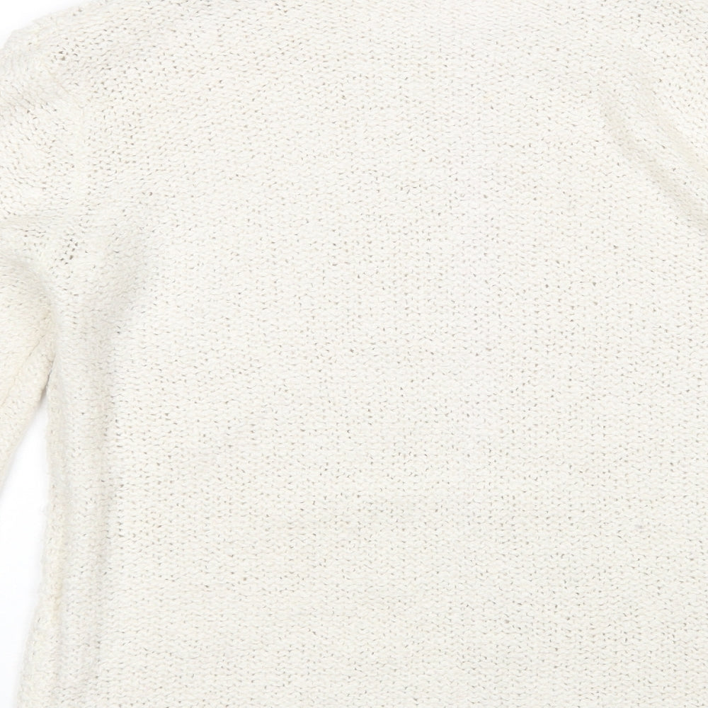 Vera Moda Womens Ivory Pullover Jumper Size M
