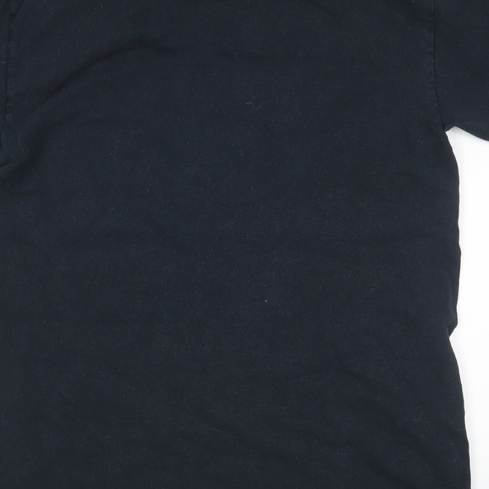 Gildan Womens Blue Basic T-Shirt Size S