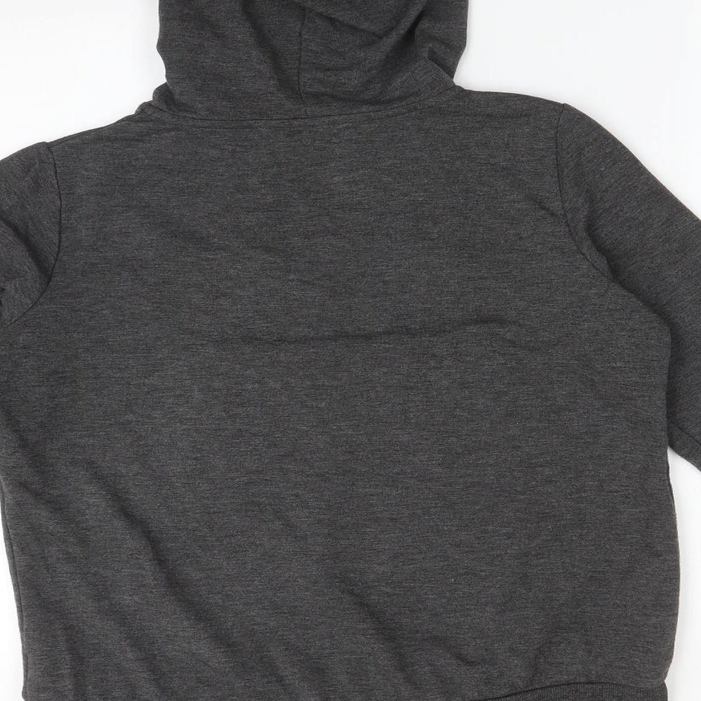 Peacocks Womens Grey Pullover Hoodie Size 10