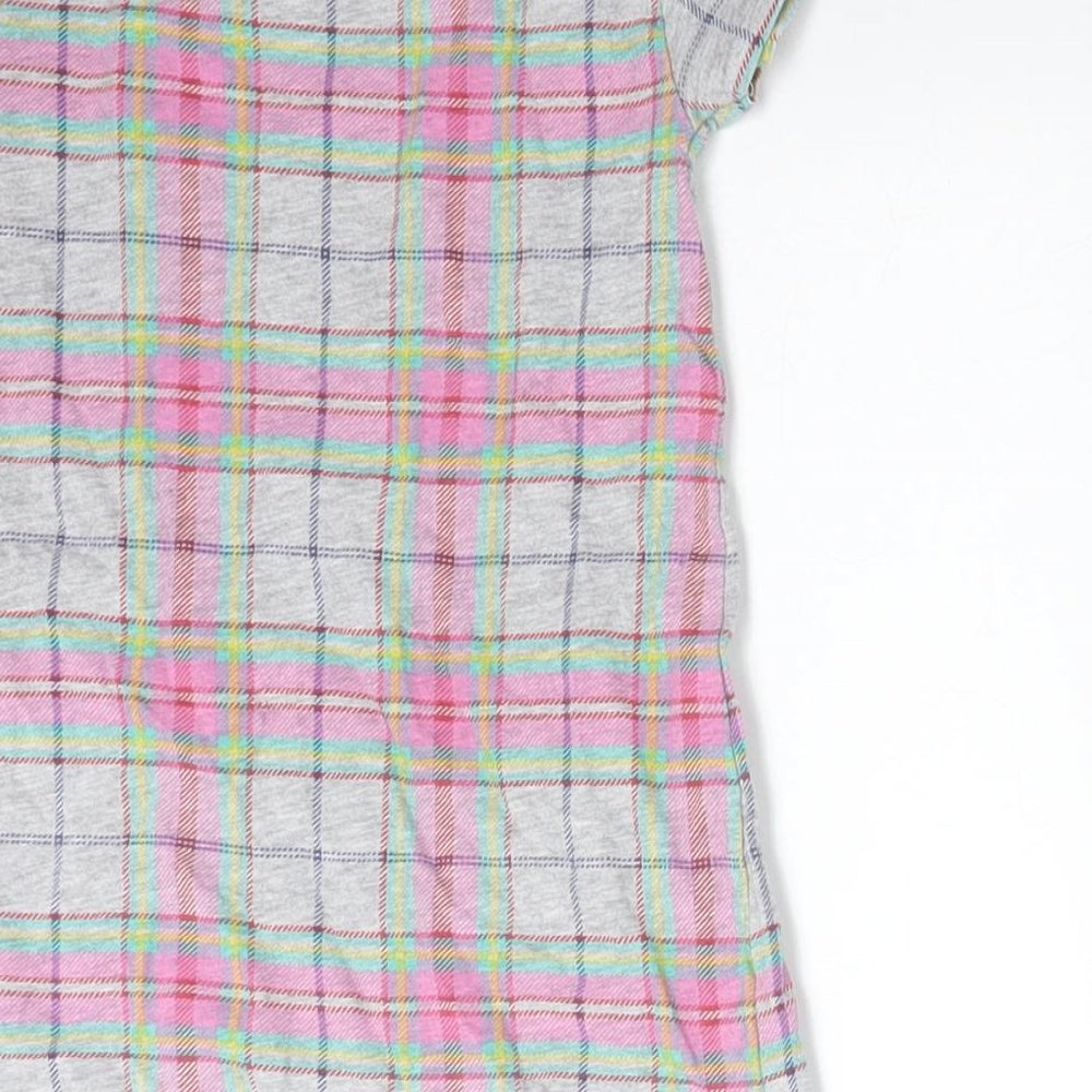 M&Co Girls Multicoloured Check A-Line Size 9-12 Months