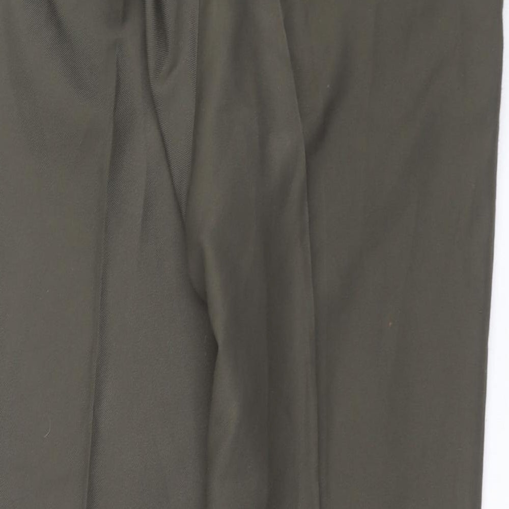 Chunes Mens Green Dress Pants Trousers Size 38 in L29 in